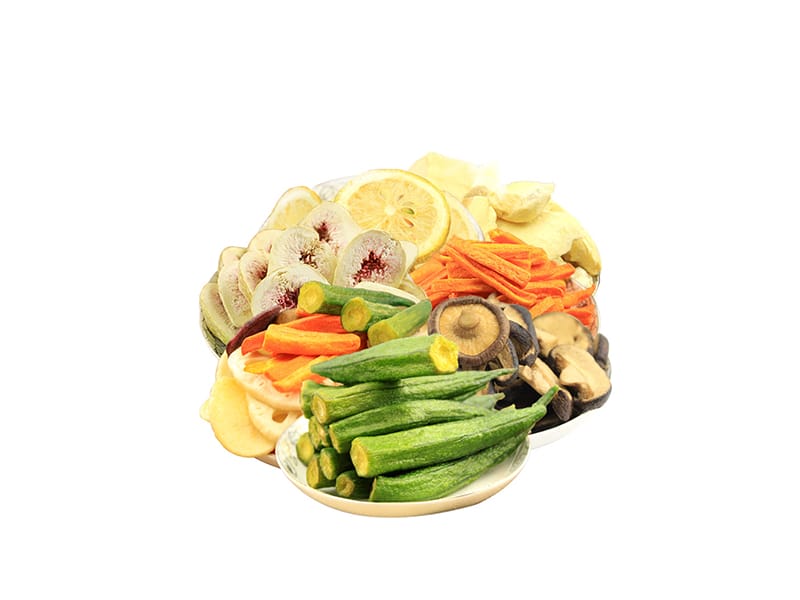 Buah dan sayur kering